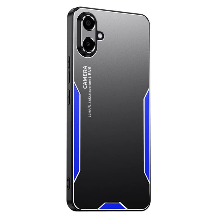 For Samsung Galaxy A06 Phone Case Aluminium Alloy+TPU+PC Back Cover