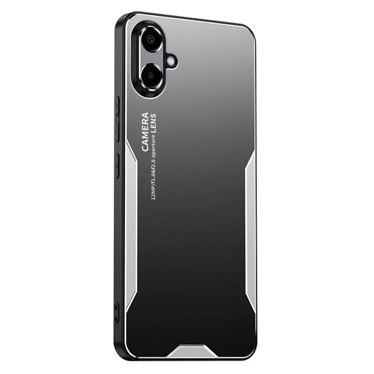 For Samsung Galaxy A06 Phone Case Aluminium Alloy+TPU+PC Back Cover