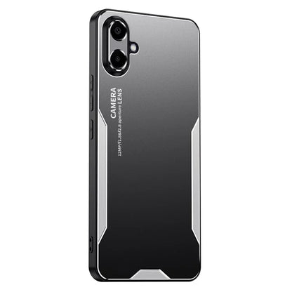 For Samsung Galaxy A06 Phone Case Aluminium Alloy+TPU+PC Back Cover