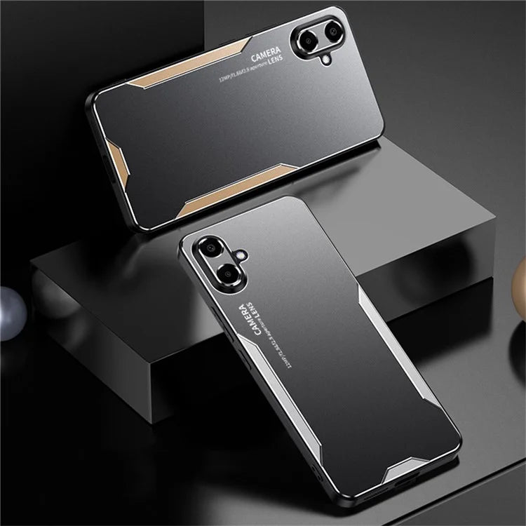For Samsung Galaxy A06 Phone Case Aluminium Alloy+TPU+PC Back Cover