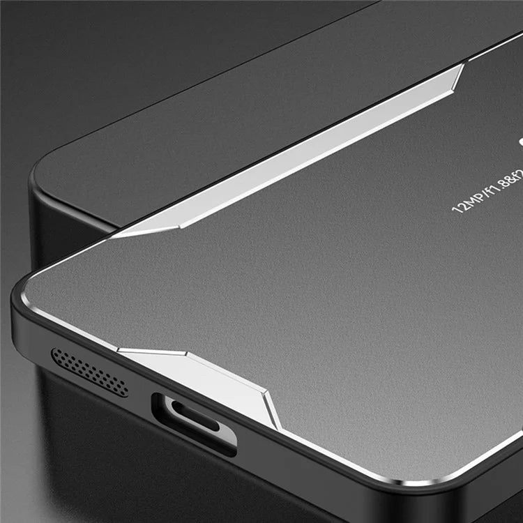 For Samsung Galaxy A06 Phone Case Aluminium Alloy+TPU+PC Back Cover