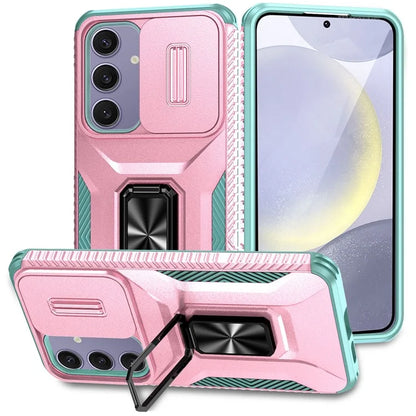 For Samsung Galaxy S24 FE Case Camshield Kickstand TPU+PC Anti-Slip Phone Cover
