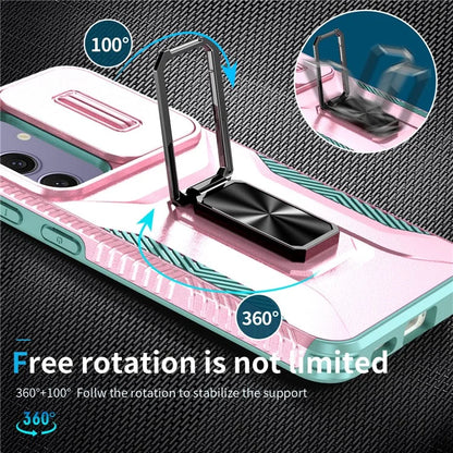 For Samsung Galaxy S24 FE Case Camshield Kickstand TPU+PC Anti-Slip Phone Cover