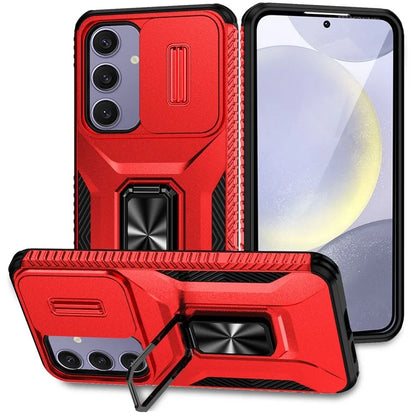 For Samsung Galaxy S24 FE Case Camshield Kickstand TPU+PC Anti-Slip Phone Cover