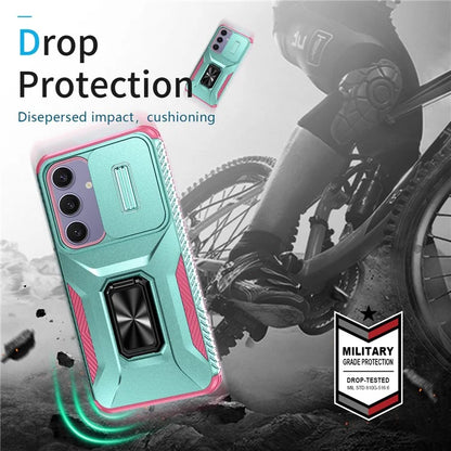 For Samsung Galaxy S24 FE Case Camshield Kickstand TPU+PC Anti-Slip Phone Cover