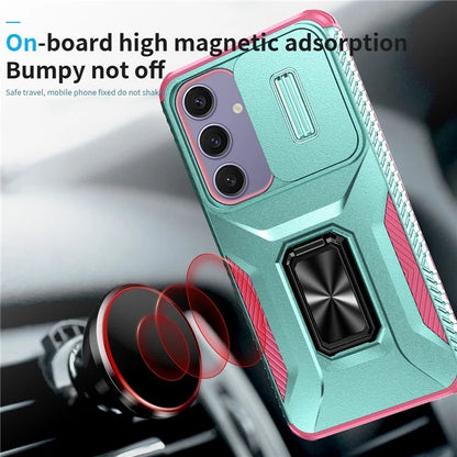 For Samsung Galaxy S24 FE Case Camshield Kickstand TPU+PC Anti-Slip Phone Cover