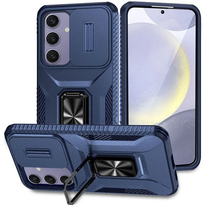 For Samsung Galaxy S24 FE Case Camshield Kickstand TPU+PC Anti-Slip Phone Cover