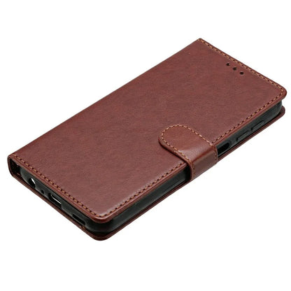 For iPhone 13 Leather Phone Case Wallet Stand Cover with Handy Strap