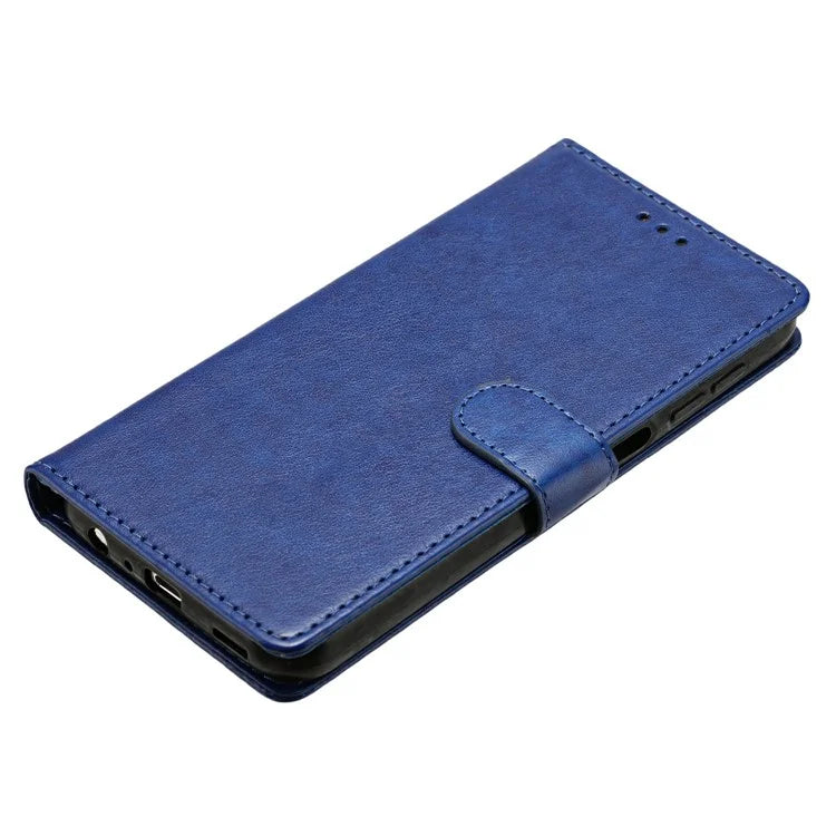 For iPhone 14 Plus Leather Phone Case Wallet Stand Cover with Handy Strap