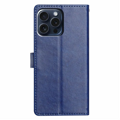 For iPhone 14 Pro Max Leather Phone Case Wallet Stand Cover with Handy Strap