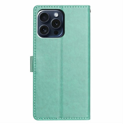 For iPhone 14 Pro Max Leather Phone Case Wallet Stand Cover with Handy Strap