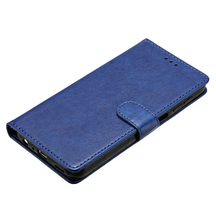 For iPhone 15 Plus Leather Phone Case Wallet Stand Cover with Handy Strap