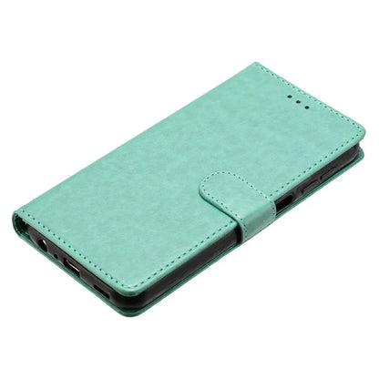 For iPhone 15 Pro Leather Phone Case Wallet Stand Cover with Handy Strap