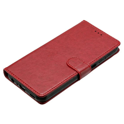 For iPhone 15 Pro Max Leather Phone Case Wallet Stand Cover with Handy Strap