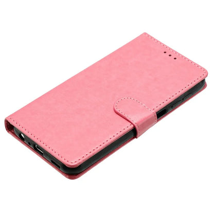 For iPhone 15 Pro Max Leather Phone Case Wallet Stand Cover with Handy Strap