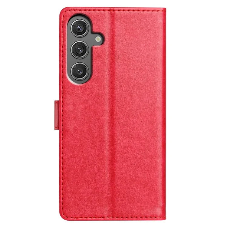 For Samsung Galaxy A16 5G Leather Phone Case Wallet Stand Cover with Handy Strap
