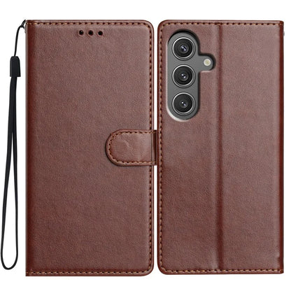 For Samsung Galaxy A16 5G Leather Phone Case Wallet Stand Cover with Handy Strap