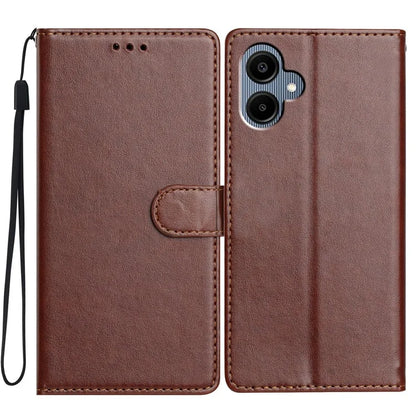 For Samsung Galaxy A06 Leather Phone Case Wallet Stand Cover with Handy Strap