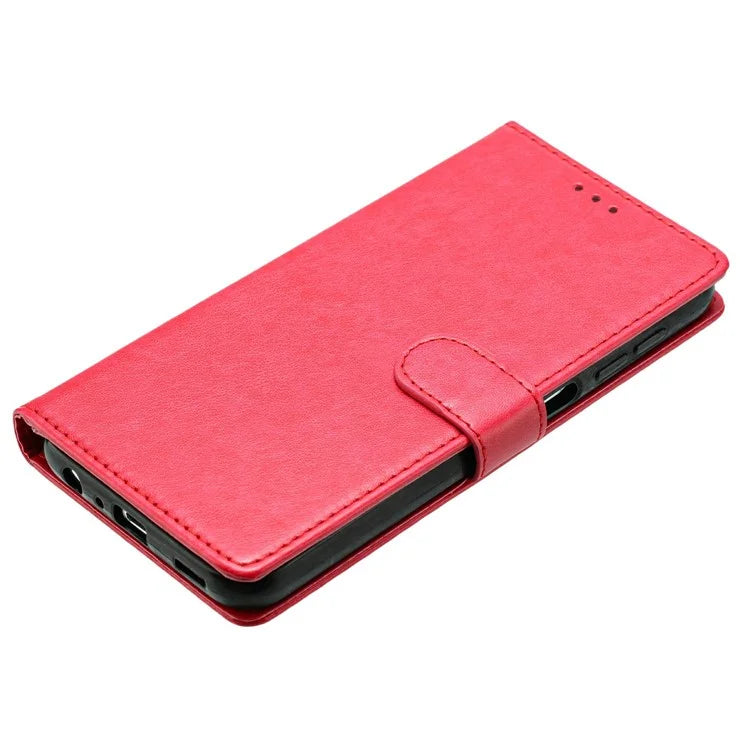 For Samsung Galaxy S24 FE Leather Phone Case Wallet Stand Cover with Handy Strap