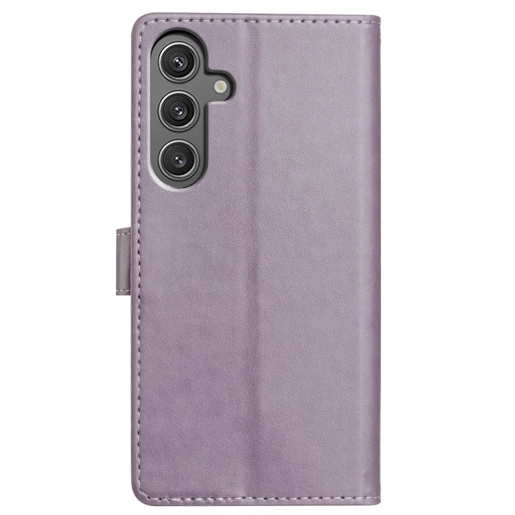 For Samsung Galaxy S24 FE Leather Phone Case Wallet Stand Cover with Handy Strap