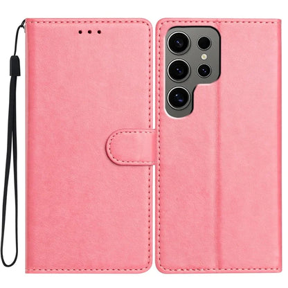 For Samsung Galaxy S24 Ultra Leather Phone Case Wallet Stand Cover with Handy Strap