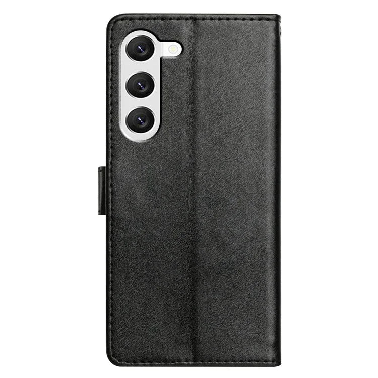 For Samsung Galaxy S23 Leather Phone Case Wallet Stand Cover with Handy Strap
