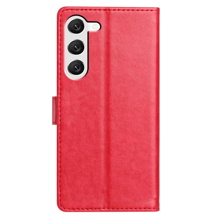 For Samsung Galaxy S23 Leather Phone Case Wallet Stand Cover with Handy Strap