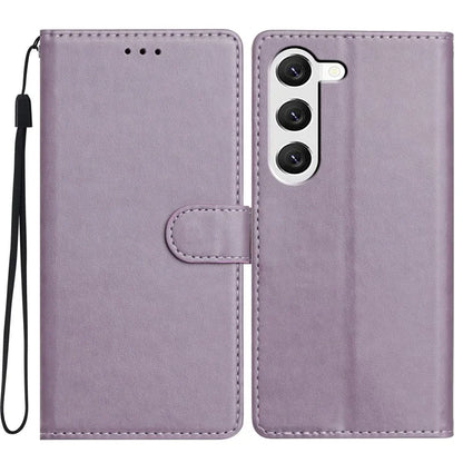 For Samsung Galaxy S23 Leather Phone Case Wallet Stand Cover with Handy Strap