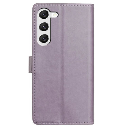 For Samsung Galaxy S23 Leather Phone Case Wallet Stand Cover with Handy Strap