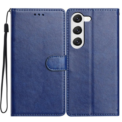 For Samsung Galaxy S23 Leather Phone Case Wallet Stand Cover with Handy Strap