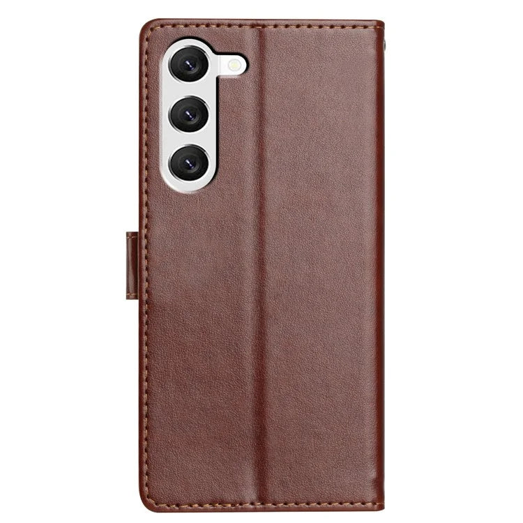 For Samsung Galaxy S23 Leather Phone Case Wallet Stand Cover with Handy Strap