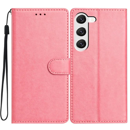 For Samsung Galaxy S23 Leather Phone Case Wallet Stand Cover with Handy Strap