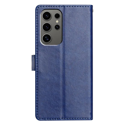 For Samsung Galaxy S23 Ultra Leather Phone Case Wallet Stand Cover with Handy Strap