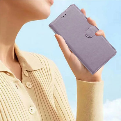 For Samsung Galaxy A73 5G Leather Phone Case Wallet Stand Cover with Handy Strap