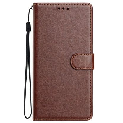 For Samsung Galaxy A73 5G Leather Phone Case Wallet Stand Cover with Handy Strap