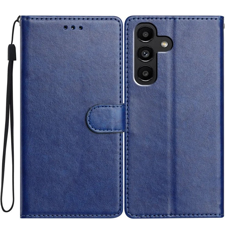 For Samsung Galaxy A04s 5G Leather Phone Case Wallet Stand Cover with Handy Strap