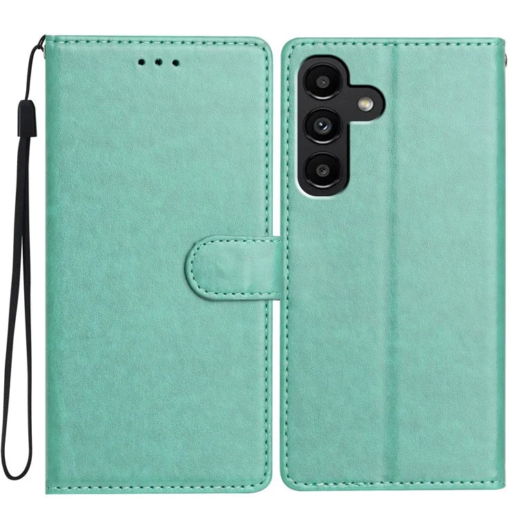 For Samsung Galaxy A04s 5G Leather Phone Case Wallet Stand Cover with Handy Strap