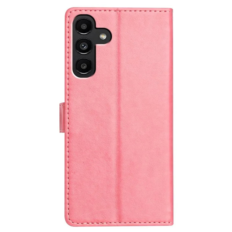 For Samsung Galaxy A04s 5G Leather Phone Case Wallet Stand Cover with Handy Strap