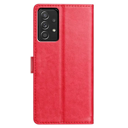 For Samsung Galaxy A33 5G Leather Phone Case Wallet Stand Cover with Handy Strap