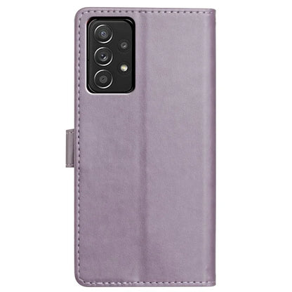 For Samsung Galaxy A33 5G Leather Phone Case Wallet Stand Cover with Handy Strap