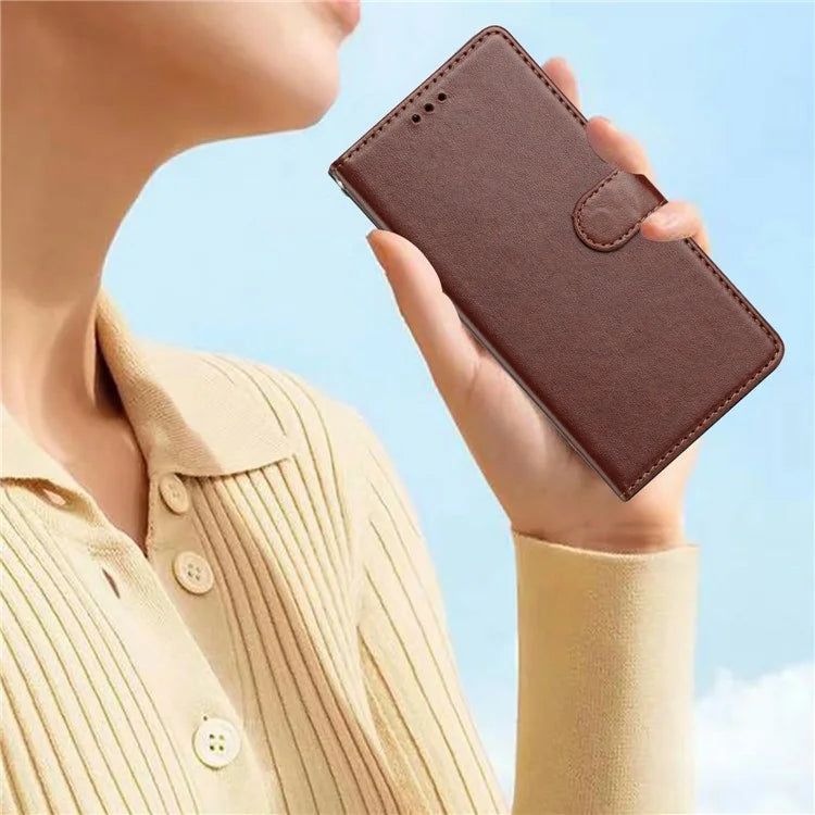 For Samsung Galaxy A33 5G Leather Phone Case Wallet Stand Cover with Handy Strap