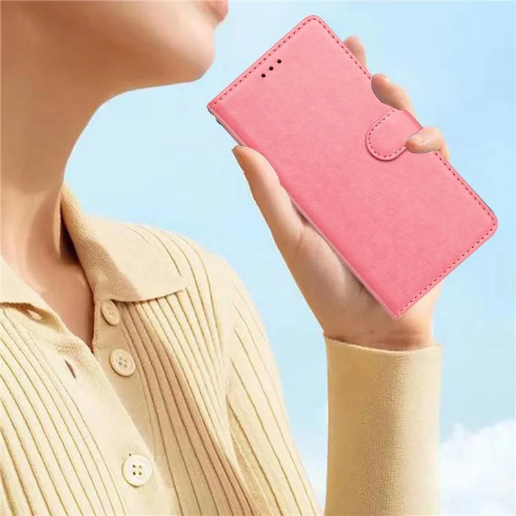 For Samsung Galaxy A33 5G Leather Phone Case Wallet Stand Cover with Handy Strap