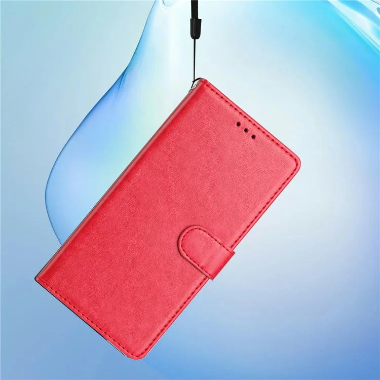 For Samsung Galaxy A23 5G (Global Version) Leather Phone Case Wallet Stand Cover with Handy Strap