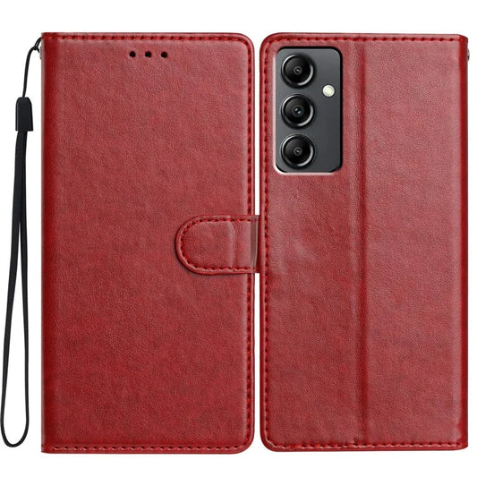 For Samsung Galaxy A14 4G  /  5G Leather Phone Case Wallet Stand Cover with Handy Strap