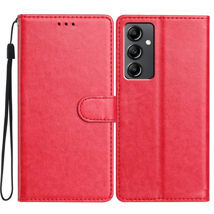 For Samsung Galaxy A14 4G  /  5G Leather Phone Case Wallet Stand Cover with Handy Strap