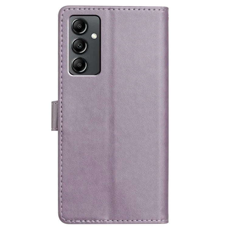 For Samsung Galaxy A14 4G  /  5G Leather Phone Case Wallet Stand Cover with Handy Strap