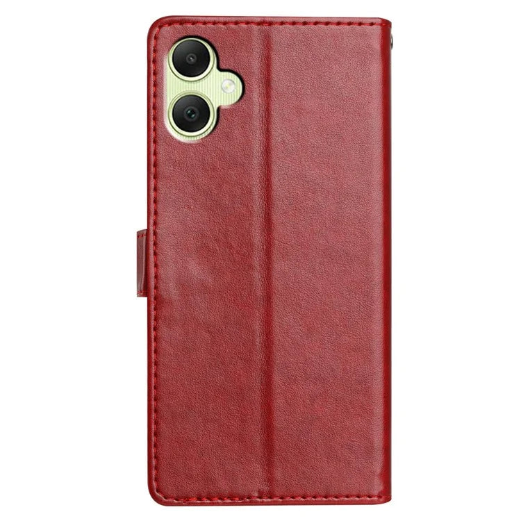 For Samsung Galaxy A05 4G Leather Phone Case Wallet Stand Cover with Handy Strap