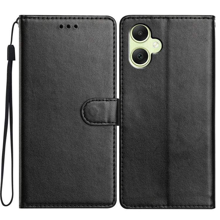 For Samsung Galaxy A05 4G Leather Phone Case Wallet Stand Cover with Handy Strap