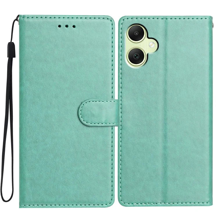 For Samsung Galaxy A05 4G Leather Phone Case Wallet Stand Cover with Handy Strap