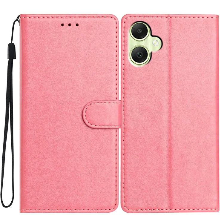 For Samsung Galaxy A05 4G Leather Phone Case Wallet Stand Cover with Handy Strap